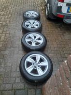 Originele Audi velgen met banden 205/60 R16, Gebruikt, 16 inch, Banden en Velgen, All Season