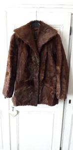Zeer Mooie Vintage Bontjas (Nerts) / Nieuwstaat!, Kleding | Dames, Jassen | Winter, Ophalen of Verzenden, Zo goed als nieuw, Maat 42/44 (L)