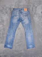 Levi's Broek 501 Straight Fit W33 L32 Blauw Denim Jeans, Blauw, Ophalen of Verzenden, Zo goed als nieuw, W33 - W34 (confectie 48/50)