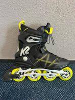 K2 F.I.T. PRO 84 inlineskates zwart-geel maat 43,5, Sport en Fitness, Skeelers, Zo goed als nieuw, K2, Ophalen