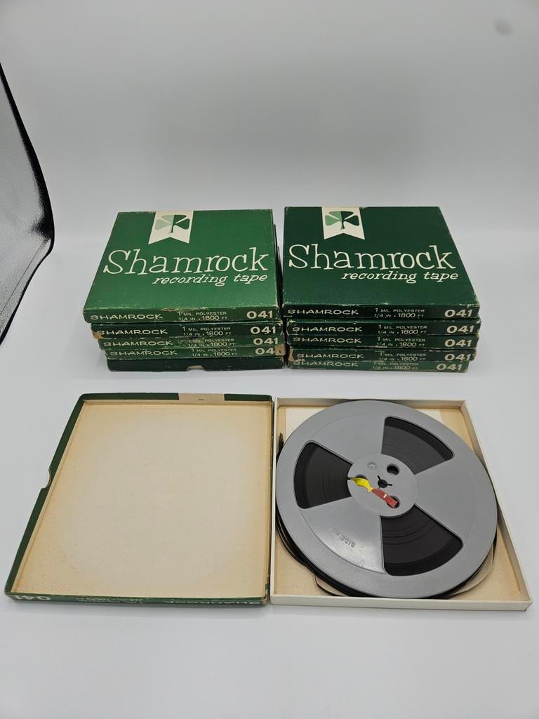 Shamrock Bandrecorder Tapes - Vintage Collectie, Audio, Tv en Foto, Bandrecorders, Bandrecorder, Met banden, Ophalen of Verzenden