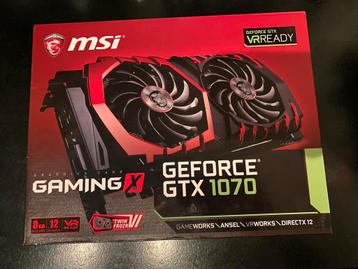 Mooie MSI Gaming X GTX 1070 8GB! Zie beschrijving! beschikbaar voor biedingen