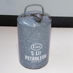 Emaille Esso 5 liter petroleumkan, Antiek en Kunst, Antiek | Emaille, Ophalen of Verzenden