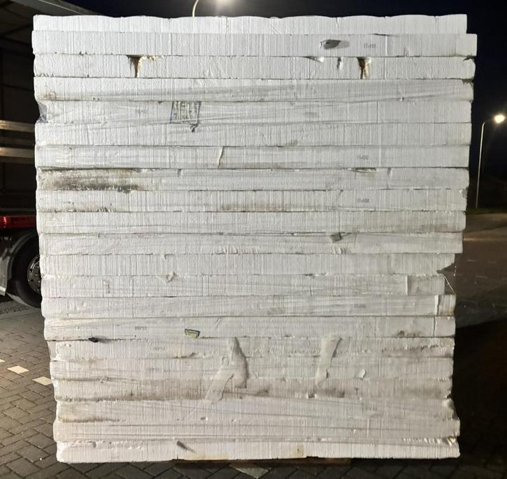 100 m² Knauf EPS 100-SE 2000x1200x100mm Rd:2.75 (=2,40 m²), Doe-het-zelf en Verbouw, Isolatie en Afdichting, Gebruikt, Vloerisolatie