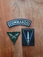 Emblemen commando België, Verzamelen, Militaria | Algemeen, Embleem of Badge, Ophalen of Verzenden, Landmacht