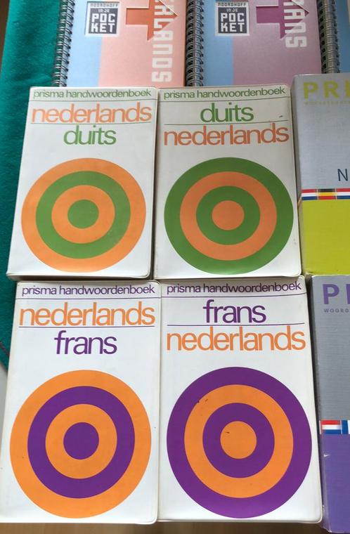Woordenboeken nl/fr,fr/nl,nl/eng,eng/nl, nl/dts,dts/nl, €6., Boeken, Woordenboeken, Zo goed als nieuw, Frans, Prisma of Spectrum