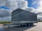 Hapert plateau aanhanger huif opbouw huifaanhanger 5x2,2x18, Auto diversen, Aanhangers en Bagagewagens, Ophalen, Zo goed als nieuw