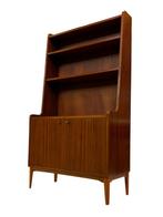 Vintage Wandkast Kast Zweeds Design Jaren 60, Gebruikt, Ophalen of Verzenden, Minder dan 150 cm, Minder dan 100 cm