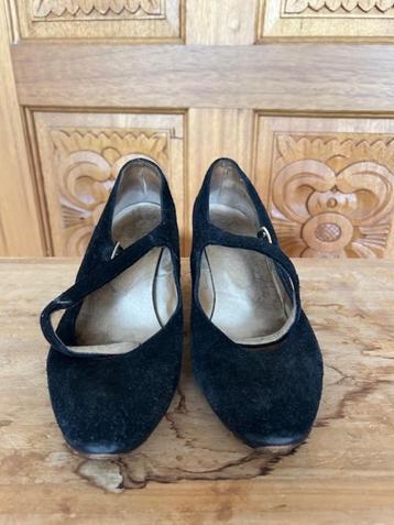 Flamenco dansschoenen te koop maat 38 - zwart suede beschikbaar voor biedingen