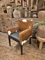 koeienhuid barkruk stoel eetkamerstoel fauteuil, Ophalen, Nieuw, Leer