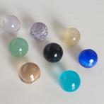 Melano set van 8 cateye balletjes 10mm, Sieraden, Tassen en Uiterlijk, Bedels, Verzenden