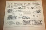 2 antieke prenten - Landbouwwerktuigen - Ca 1885 !!, Verzamelen, Ophalen of Verzenden, Voor 1940, Gebruikt, Overige onderwerpen