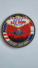 322 sqn red flag patch, Verzamelen, Luchtvaart en Vliegtuigspotten, Ophalen of Verzenden, Nieuw, Patch, Badge of Embleem