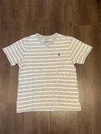 Ralph Lauren shirt grijs wit gestreept 10-12 jaar (Kinderen), Kinderen en Baby's, Kinderkleding | Maat 146, Jongen of Meisje, Ophalen of Verzenden