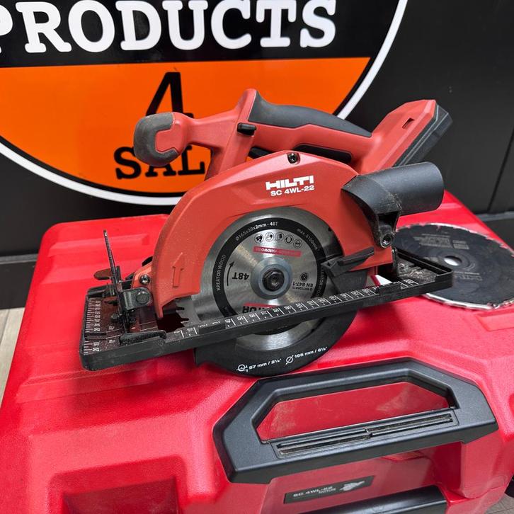 Hilti SC 4WL-22 Cirkelzaag Incl Extra Zaag | Incl Kist, Doe-het-zelf en Verbouw, Gereedschap | Overige machines, Zo goed als nieuw