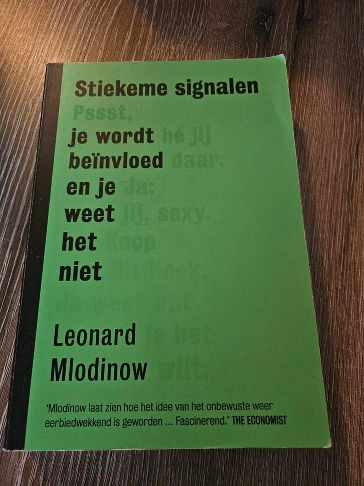 Leonard Mlodinow - Stiekeme signalen, Boeken, Psychologie, Zo goed als nieuw, Ophalen of Verzenden