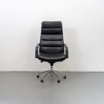 10 Artiort burreaustoel Channel Zwart leer, Ergonomisch, Zo goed als nieuw, Zwart