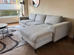 Lichtgrijze hoekbank inclusief kleed, Ophalen, 250 tot 300 cm, Gebruikt, Minder dan 75 cm