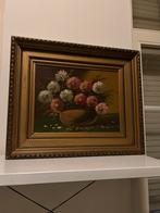 Schilderij met bloemen in vaas, Antiek en Kunst, Ophalen of Verzenden