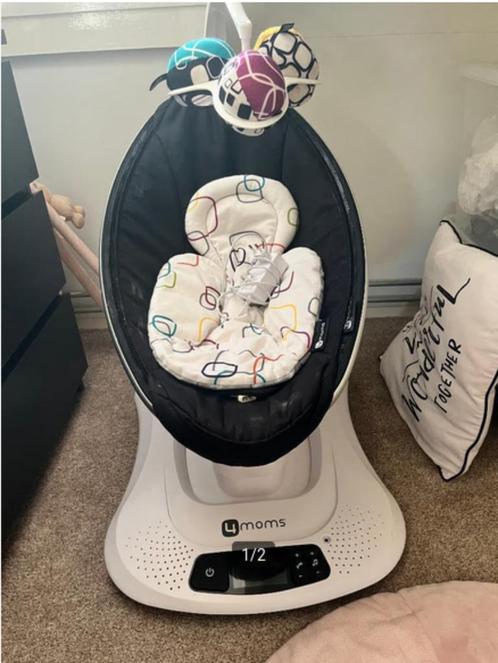 4moms mamaRoo 4 (app bedienbaar), Kinderen en Baby's, Wipstoeltjes, Gebruikt, Wipstoel, Overige merken, Met gordel(s) of riempje(s)