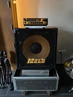 Mark basversterker incl.flight case, Ophalen of Verzenden, Zo goed als nieuw, 100 watt of meer