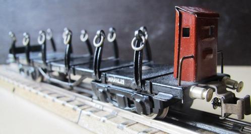 Märklin H0 392 vintage Rongenwagen+huis 1939 4-assig 800, Hobby en Vrije tijd, Modeltreinen | H0, Zo goed als nieuw, Wagon, Wisselstroom