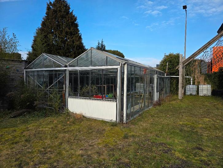 Broeikas, Tuin en Terras, Kassen, Gebruikt, Kweekkas, Aluminium, Glas, Ophalen