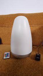 Ei-vormige kleurenlamp met afstandsbediening, Kunststof, Ophalen of Verzenden, Zo goed als nieuw, Modern