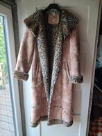 Vintage lammy jas suède panter, Ophalen of Verzenden, Zo goed als nieuw, Maat 42/44 (L), Bruin