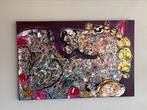 Schilderij “Happy horse” van Erik Zwezerijnen, Antiek en Kunst, Ophalen of Verzenden