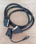 SCART Kabel - met verlengstukje., Ophalen of Verzenden, Gebruikt, Minder dan 2 meter, Scartkabel