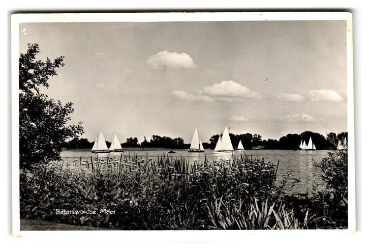 Paterswolde, Paterswoldse Meer, Verzamelen, Ansichtkaarten | Nederland, Gelopen, Drenthe, 1940 tot 1960, Verzenden