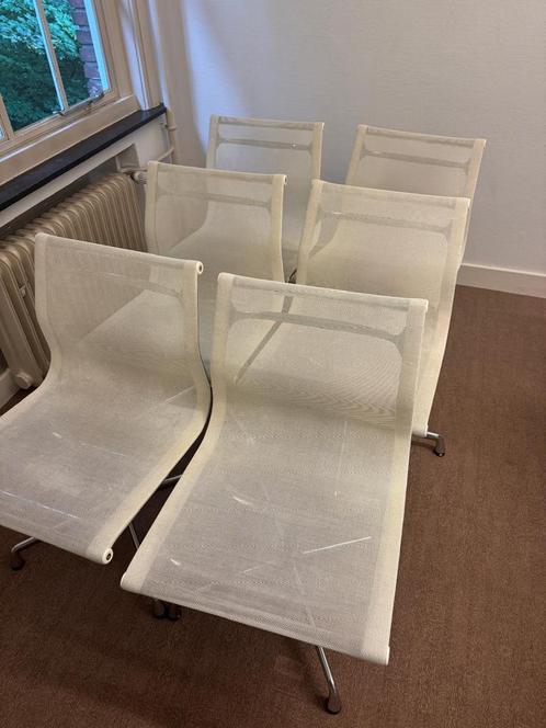 VITRA stoelen EAMES EA 106, Huis en Inrichting, Bureaustoelen, Gebruikt, Bureaustoel, Wit, Ergonomisch, Ophalen