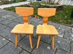 Schilte retro schoolmeubels stoelen kleuters, Gebruikt, Ophalen of Verzenden
