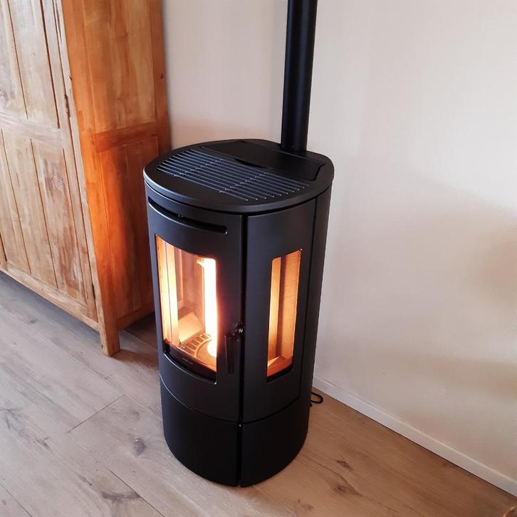 Nordic Fire Tjallmo op voorraad, Huis en Inrichting, Kachels, Nieuw, Pelletkachel, Overige brandstoffen, Ophalen