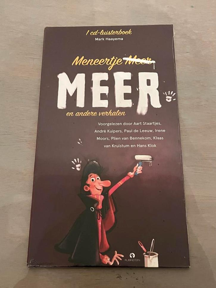 Meneertje Meer CD - Mark Haayema Nieuw, Boeken, Luisterboeken, Cd, Kind, Ophalen of Verzenden