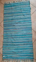 Kleine blauwe grijze vloerkleed 140 x 70, Ophalen of Verzenden, Nieuw, Rechthoekig, 100 tot 150 cm