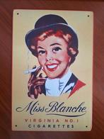 Miss Blanche 20x30 cm Reclamebord, Ophalen of Verzenden, Nieuw, Reclamebord