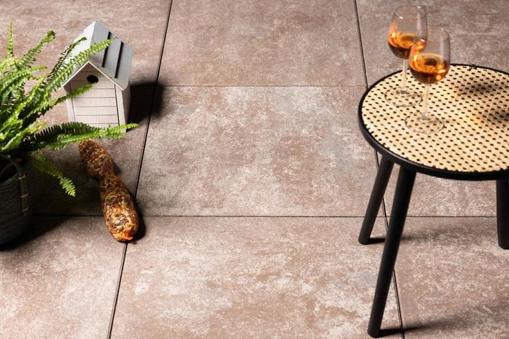 tuintegels - betontegels van MBI, Tuin en Terras, Tegels en Klinkers, Nieuw, Terrastegels, Beton, 10 m² of meer, Ophalen of Verzenden