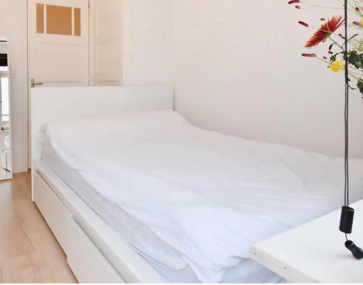 IKEA malm  Bedframe met Opbergruimte, Huis en Inrichting, Slaapkamer | Matrassen en Bedbodems, 140 cm, Ophalen of Verzenden