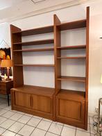 SALE! Vintage wandmeubel XL Silkeborg deens 1960, Huis en Inrichting, Kasten | Wandmeubels, Ophalen, 250 tot 300 cm, Met deur(en)