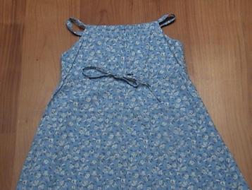 KNippie / Bizzkids blauwe zomerjurk kleine bloemetjes ZGAN beschikbaar voor biedingen