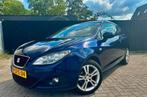 Seat Ibiza 1.6 77KW 3DRS AUTOMAAT DSG 2009 Blauw✅, Stof, 4 cilinders, Blauw, Ibiza