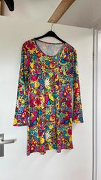 Jurk retro jaren 70-80 flower power maat XXL, Kleding | Dames, Ophalen, Zo goed als nieuw, Maat 46/48 (XL) of groter, Boven de knie