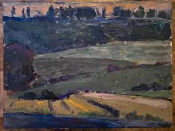 P.C. Kuiper schilderij – De Ploeg stijl – 60 x 80 cm beschikbaar voor biedingen