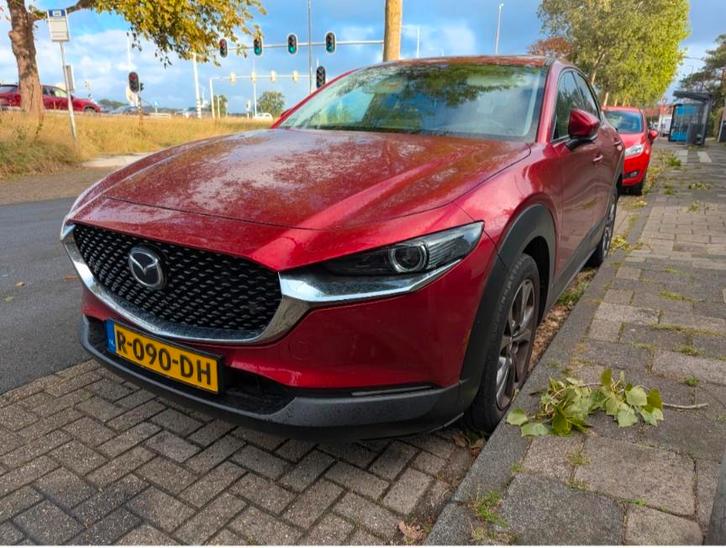Mazda CX-30 E-skyactiv X 186pk 2022 Rood, Auto's, Mazda, Particulier, CX-30, Hybride Elektrisch/Benzine, B, SUV of Terreinwagen