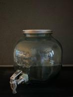limonade-, water-, sap- tap/dispenser met kraan, Huis en Inrichting, Glas, Overige stijlen, Glas of Glazen, Ophalen