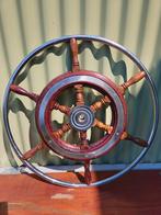 Stuurwiel 60cm sloep/jacht - RVS/Hout - Gerestaureerd, Ophalen of Verzenden, Zo goed als nieuw, Motor en Techniek