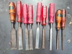 Nooitgedagt en E.A.Berg steek beitels beitels diverse maten, Doe-het-zelf en Verbouw, Gereedschap | Handgereedschap, Ophalen of Verzenden
