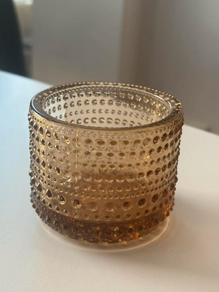 Waxinelicht/Sfeerlicht Kastelhelmi 64mm "Desert" van IIttala, Huis en Inrichting, Woonaccessoires | Kandelaars en Kaarsen, Zo goed als nieuw